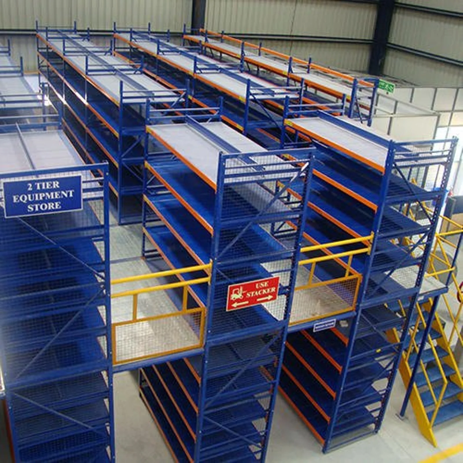Two Tier Warehouse Rack Manufacturer & Supplier in Navi Mumbai